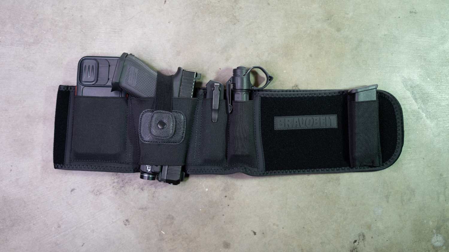 A BravoBelt Laying Flat