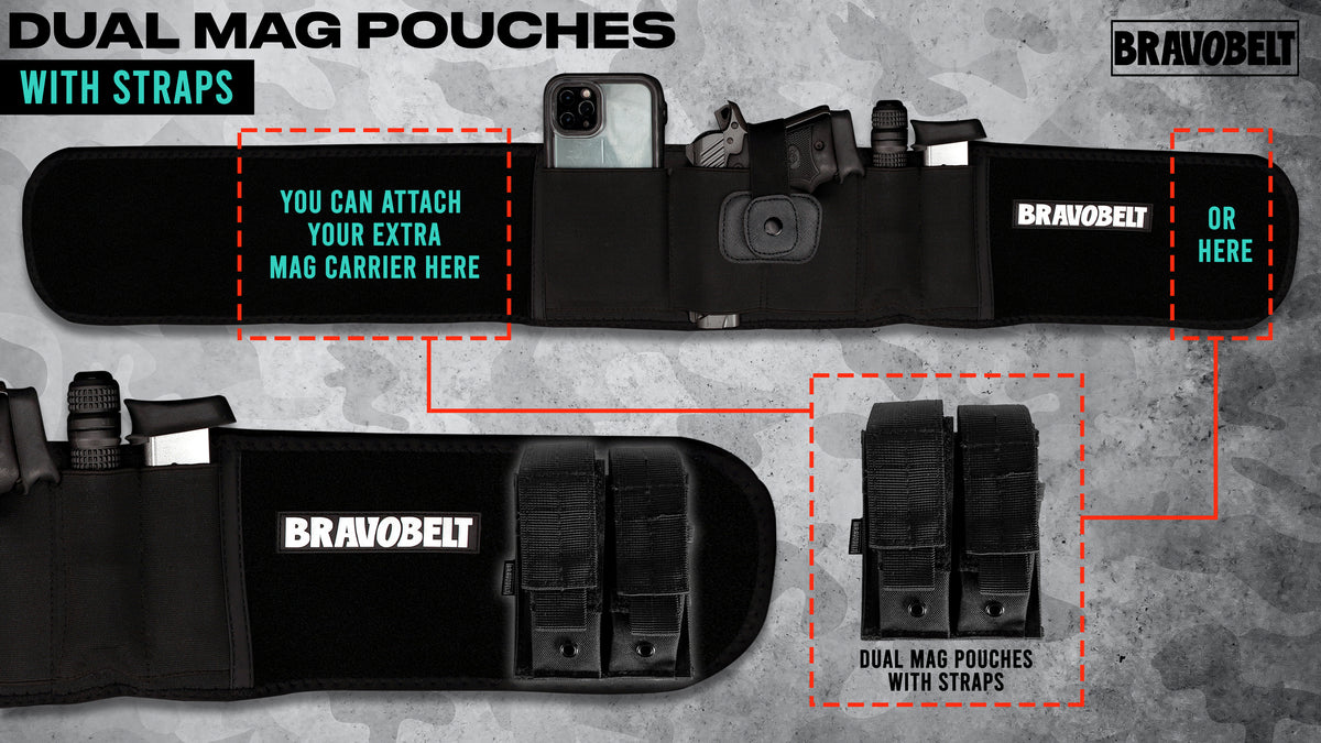 Dual Mag pouches detachable