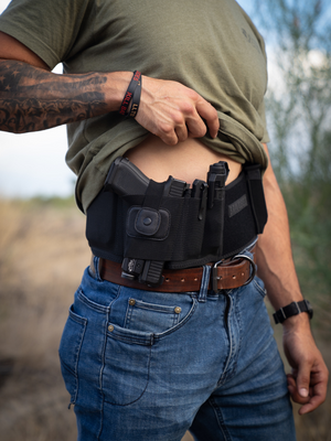 belly band holster for lasers