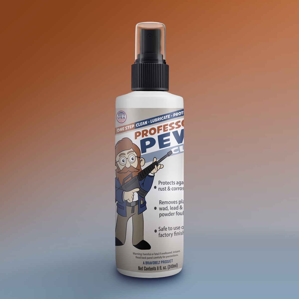 Professor Pew Gun Rust Remover – Clean, Lube, and Protect against Build-Up | Military Grade CLP Degreaser Oil for all Firearms