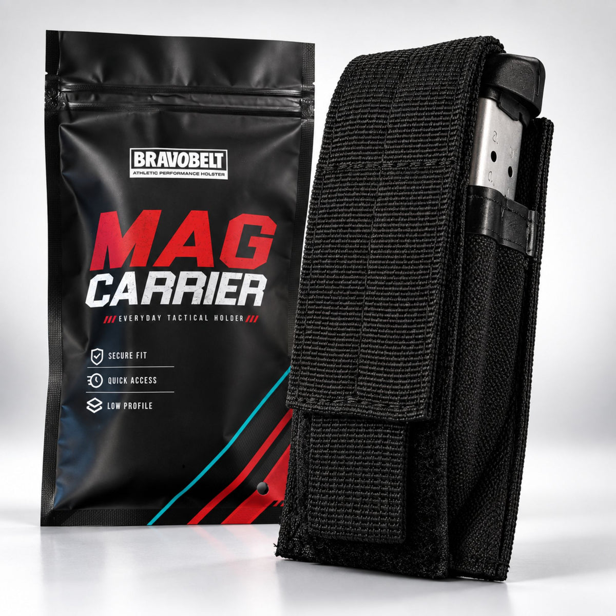 Mag Carrier with Secure Retention Strap