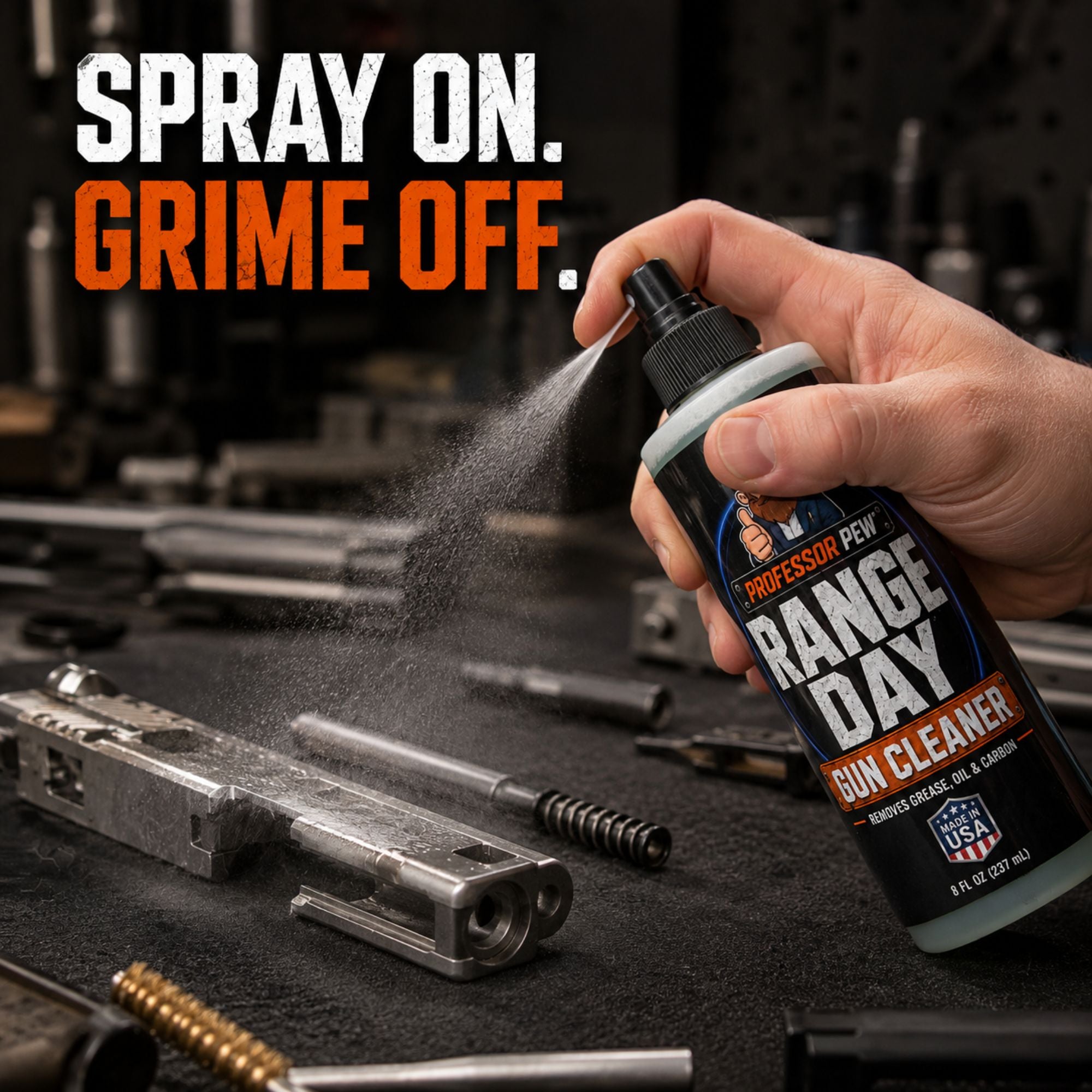 Professor Pew Range Day Gun Cleaner