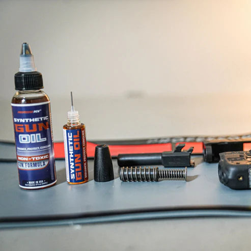 Professor Pew Gun Oil Combo Kit - 2 oz Bottle &amp; .5 oz Needle Oiler of Gun Lube