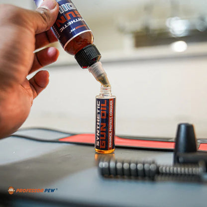 Professor Pew Gun Oil Combo Kit - 2 oz Bottle & .5 oz Needle Oiler of Gun Lube