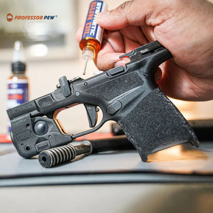 Professor Pew Gun Oil Combo Kit - 2 oz Bottle & .5 oz Needle Oiler of Gun Lube