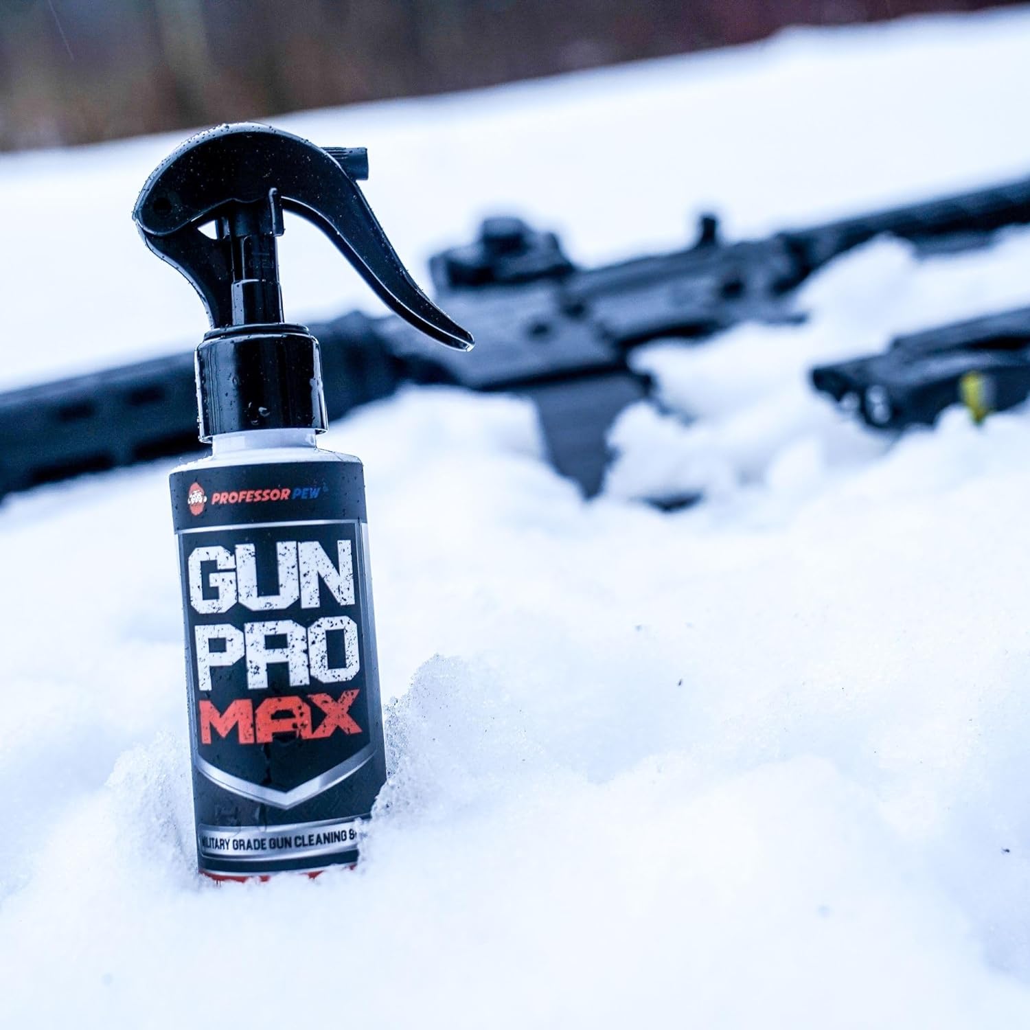 Professor Pew Gun Pro Max Solvent - Advanced Carbon Removal - Military Grade Bore Cleaner for Firearms, Knives & Tools | 4 oz