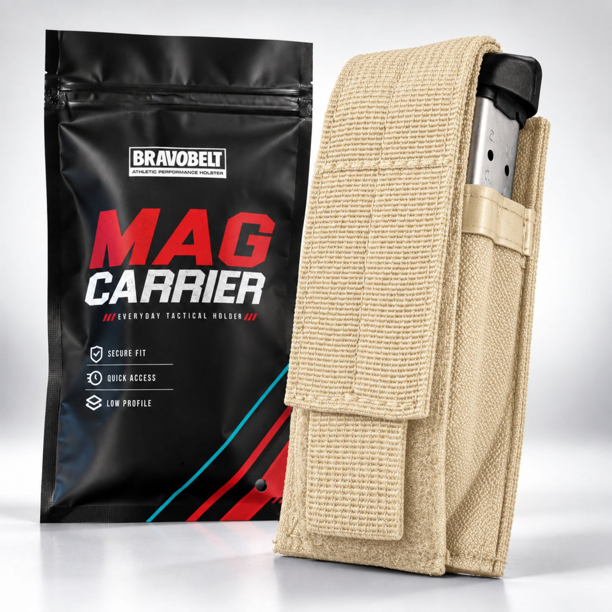 Mag Carrier with Secure Retention Strap