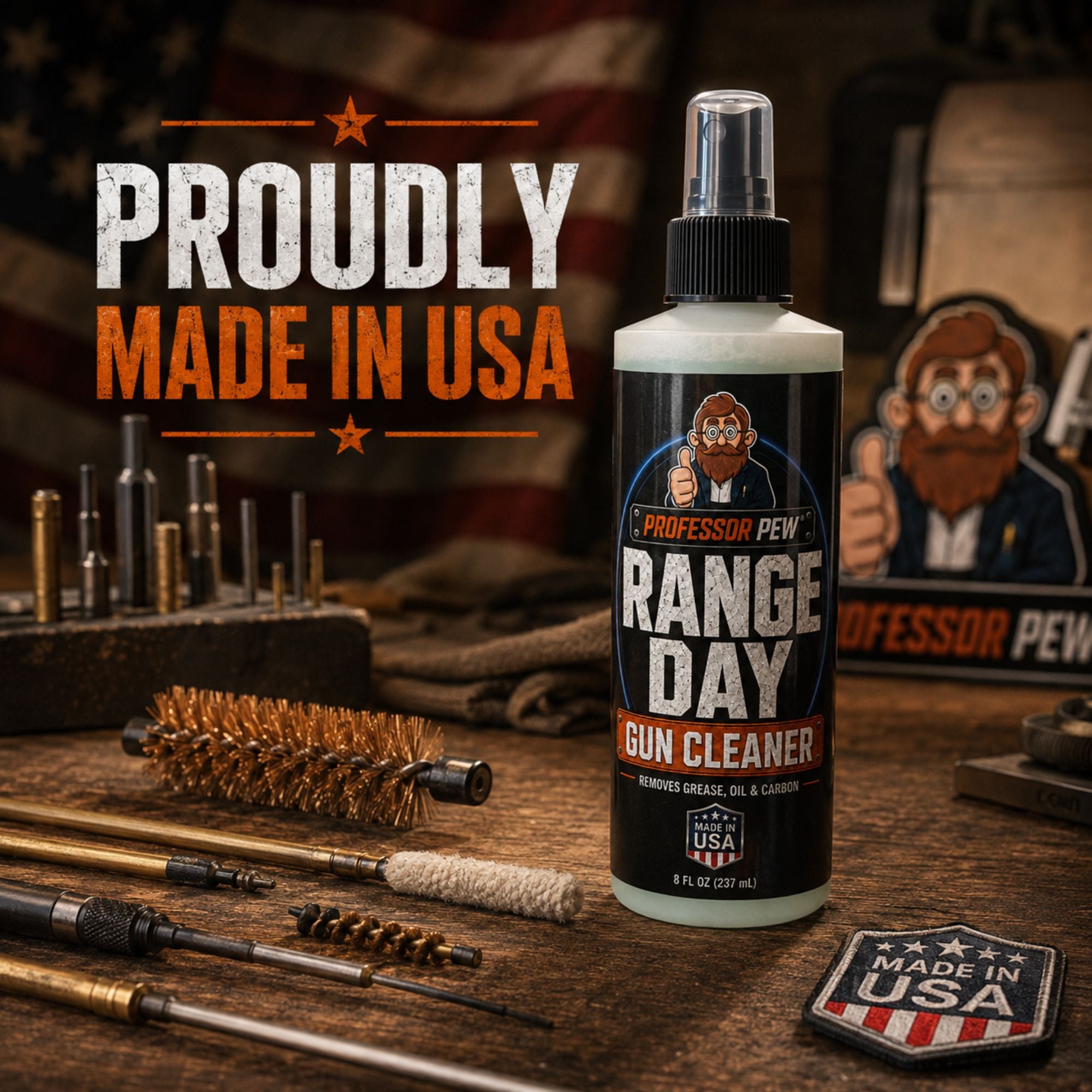Professor Pew Range Day Gun Cleaner