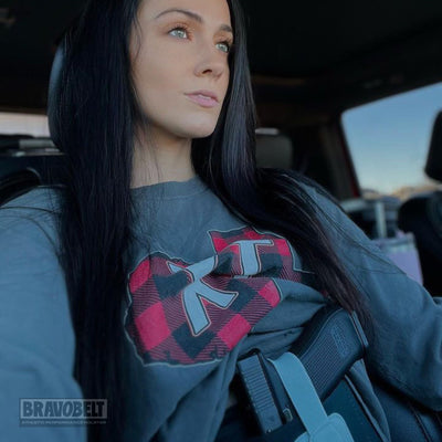 BravoBelt Belly Band Holster for Concealed Carry - Unisex  - Midnight Teal