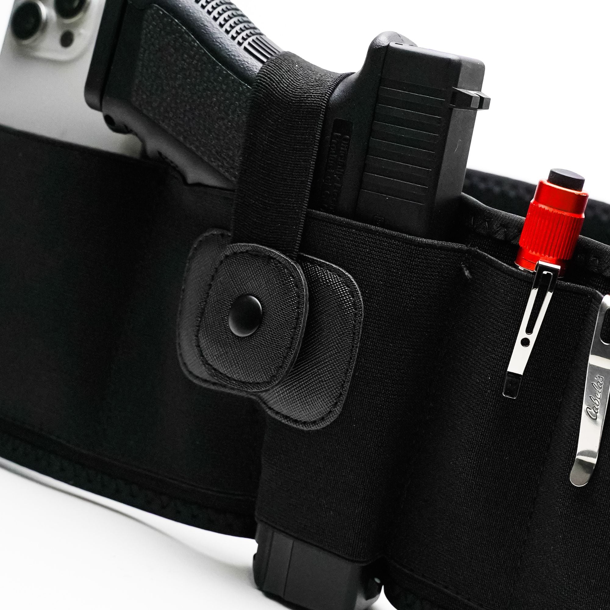 BravoBelt Belly Band Holster for Concealed Carry - Unisex - Midnight T