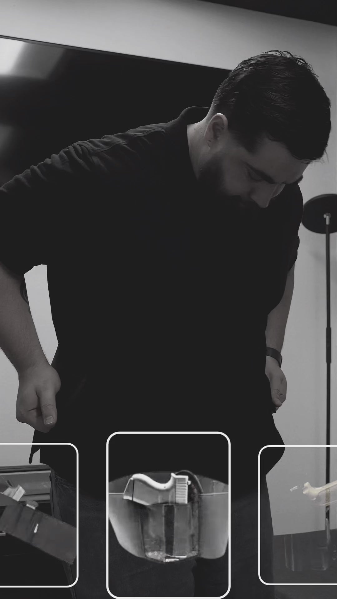 BravoBelt Big Papa Edition - Belly Band Holster for Big Guys -  Fits 55" to 65" Belly