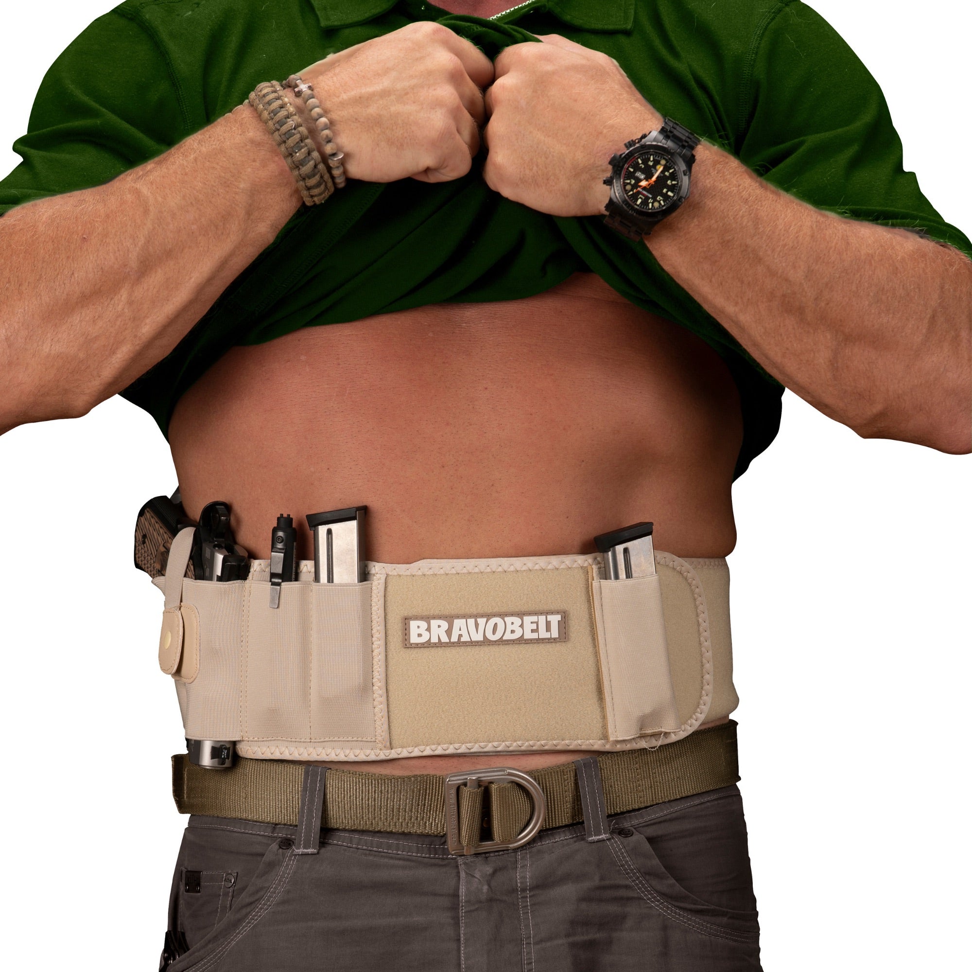 BravoBelt Belly Band Holster for Concealed Carry - Unisex - Tactical
