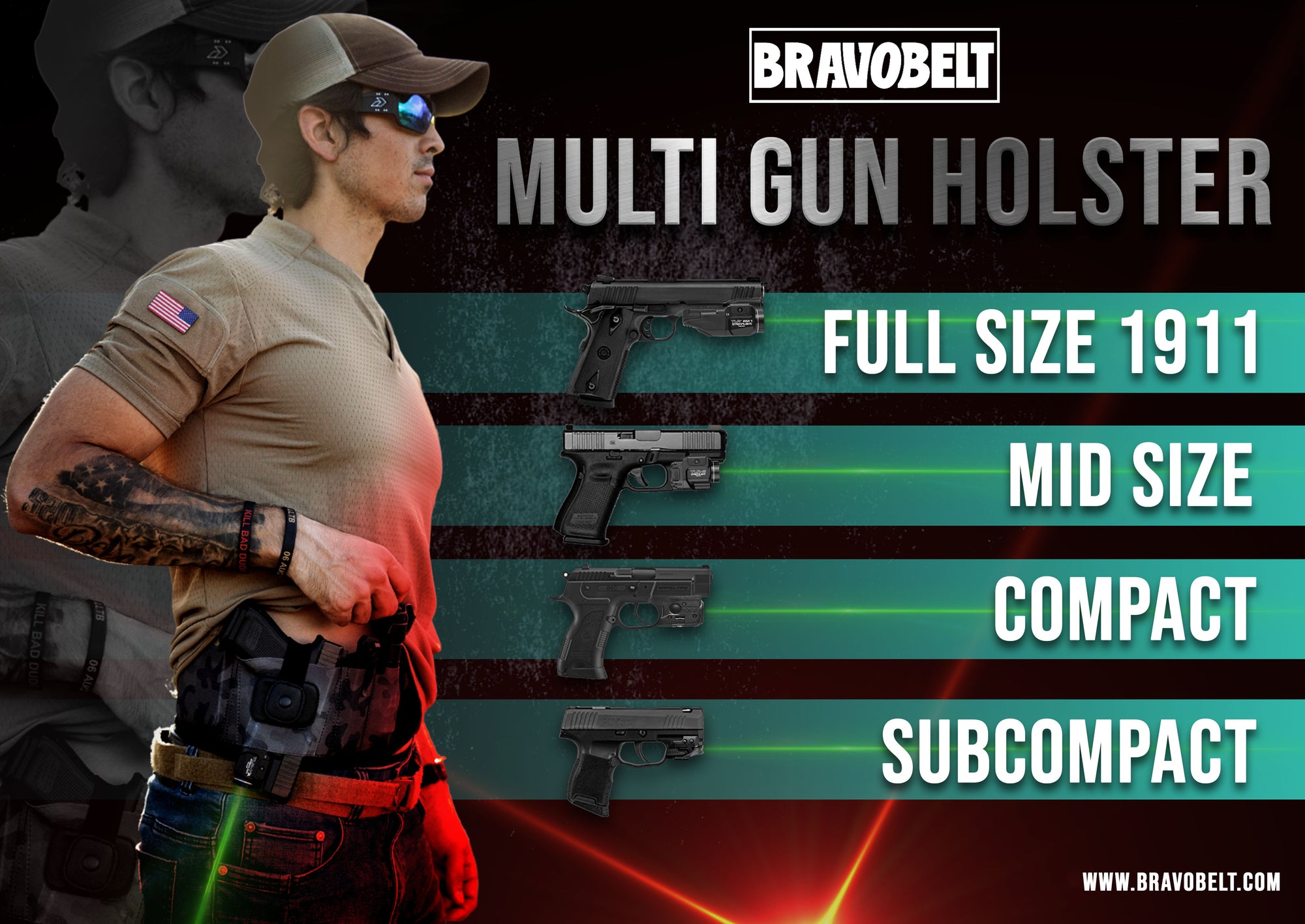 multi gun holster