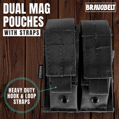 Dual Mag pouches with straps