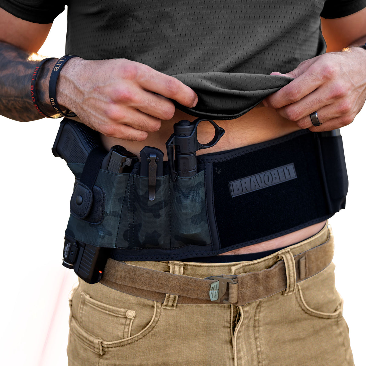 belly band holster camo unisex