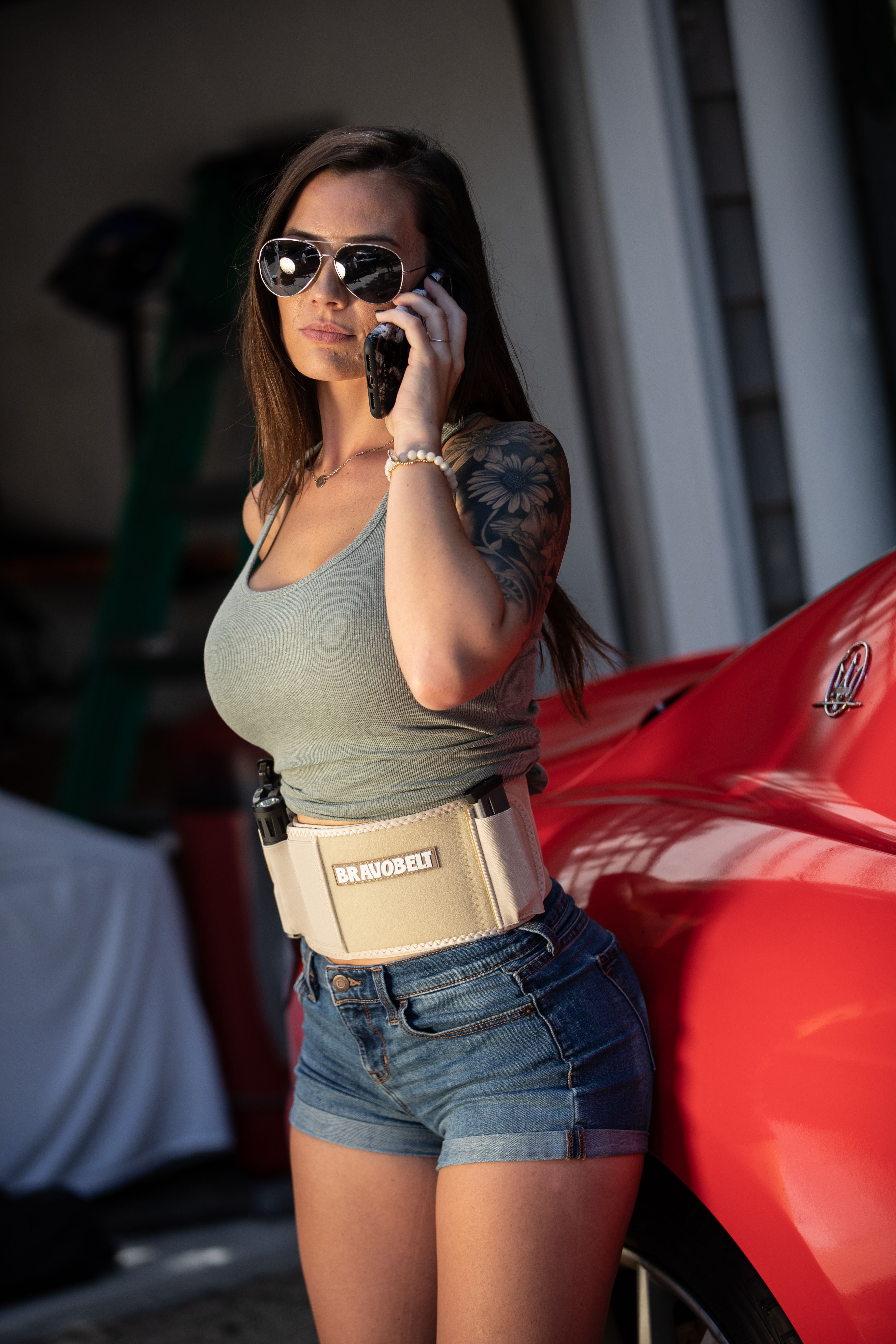Belly Band Holster Tactical Nude